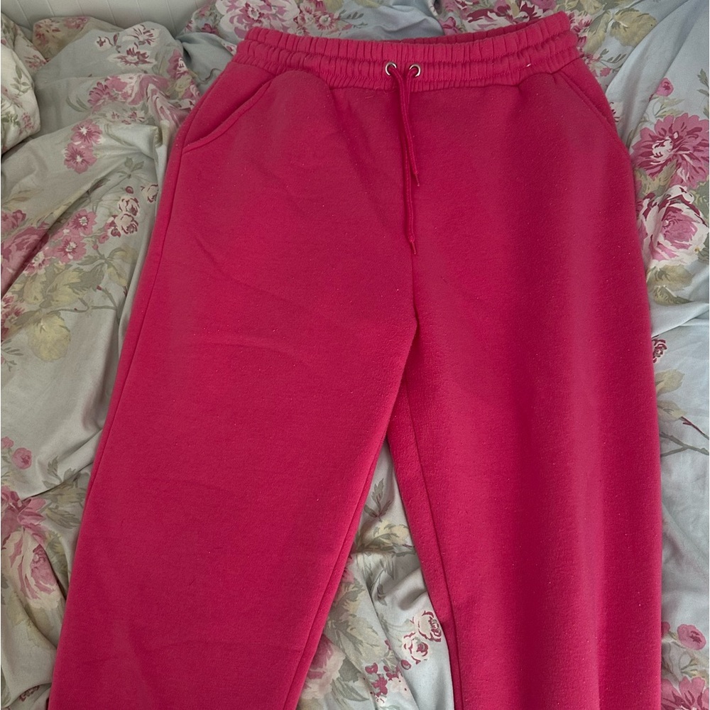 Vibrant Pink Sweatpants